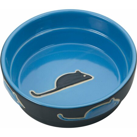 SPOT Fresco Stoneware Cat Dish 6895